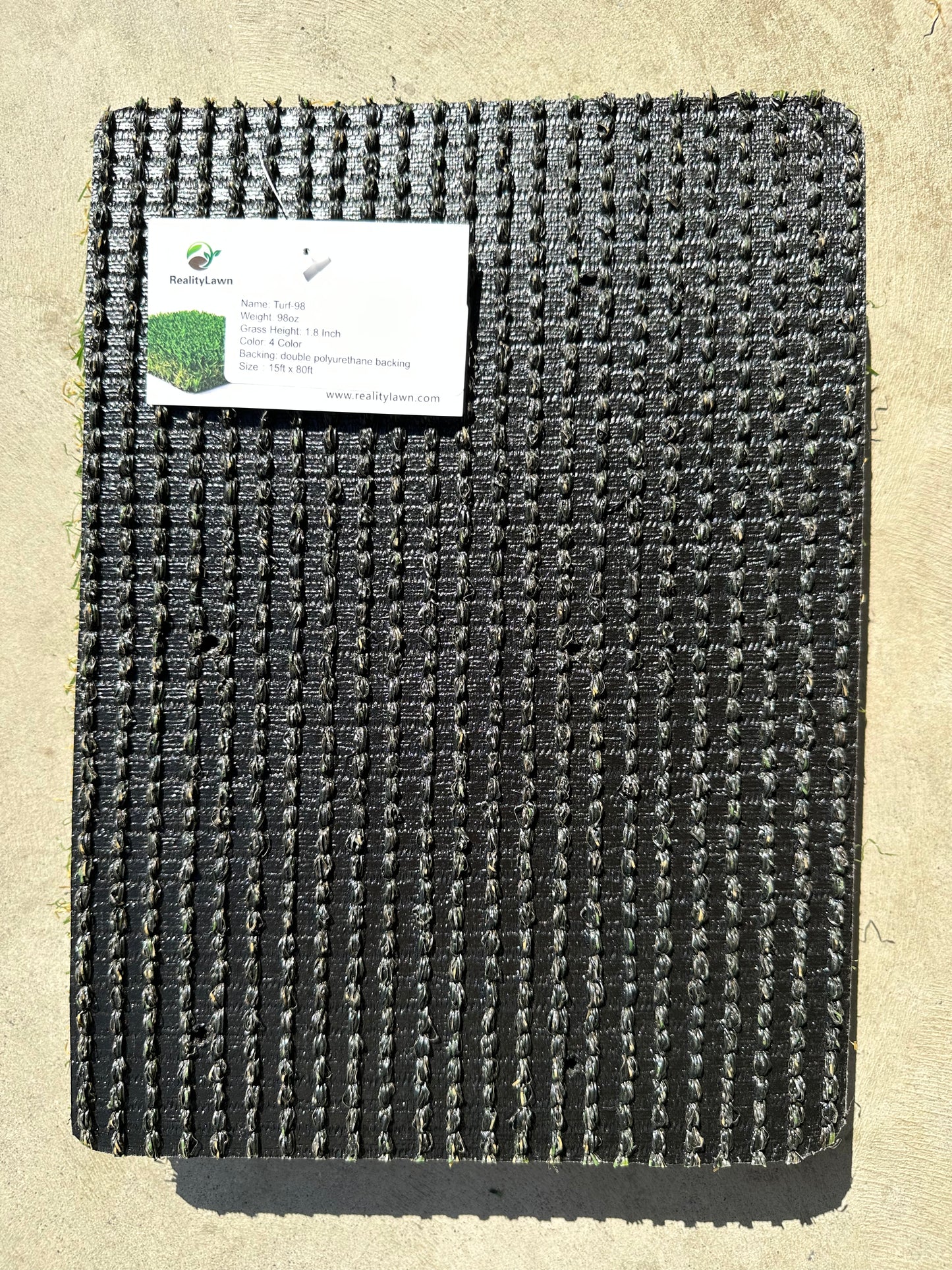 ARTIFICIAL GRASS TURF 98OZ